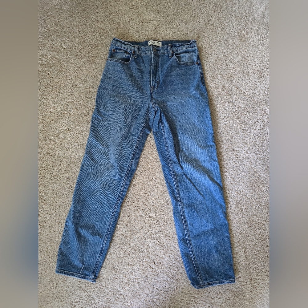 Abercrombie & Fitch High Rise Blue Jeans